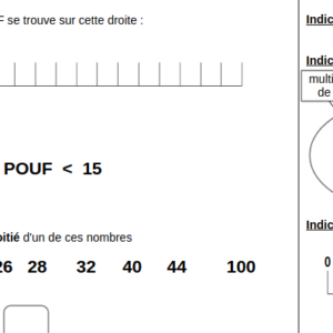 Jeu du détective - recherche de nombre