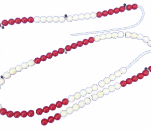 Corde à 100 perles